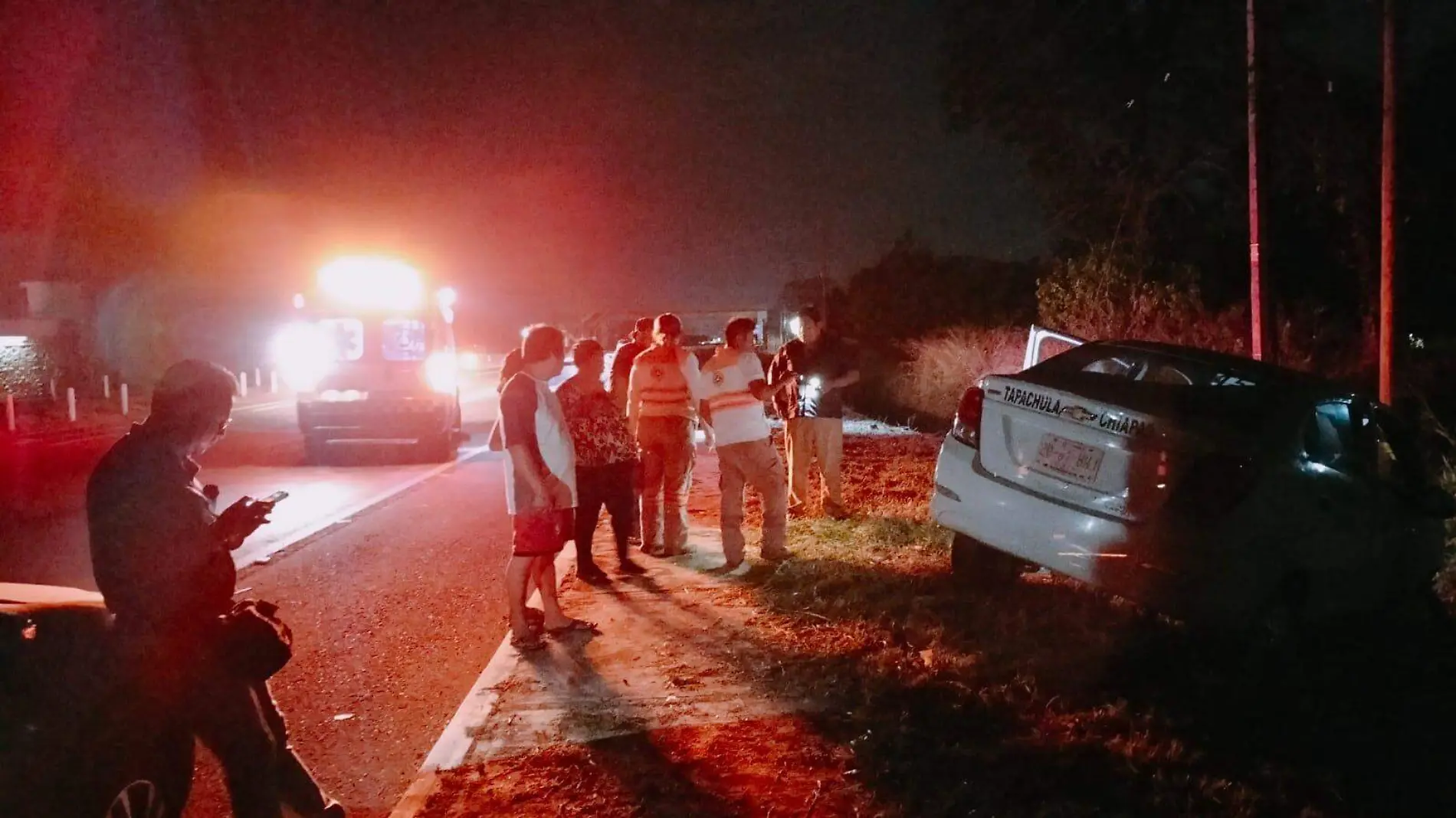 paramedicos en accidente